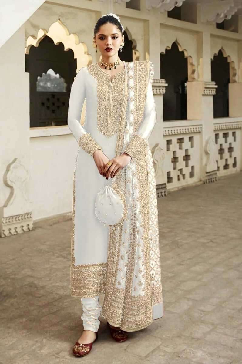 Anamsa 411 A To D Hits Georgette Salwar Kameez Wholesale catalog