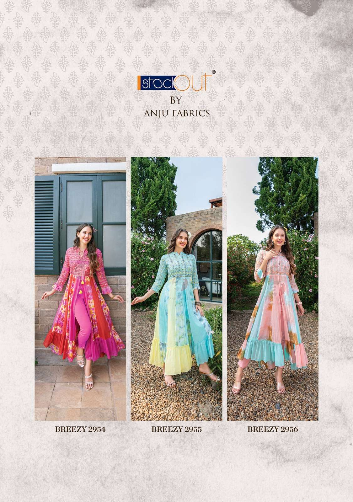 Anju Fabrics Breezy vol -2 Kurti Wholesale catalog