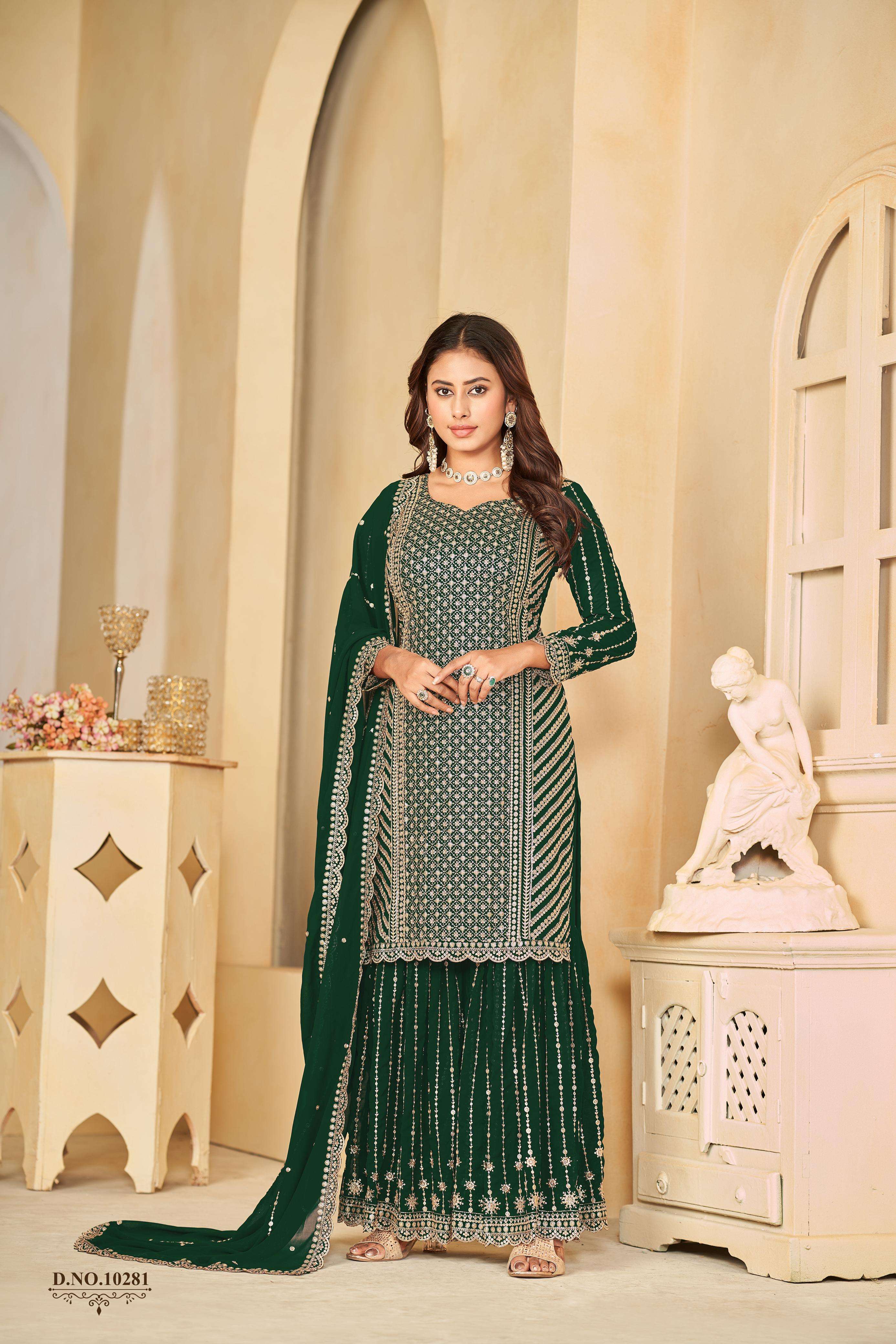 Anjubaa Vol 28 Georgette Embroidered Salwar Suit Wholesale catalog