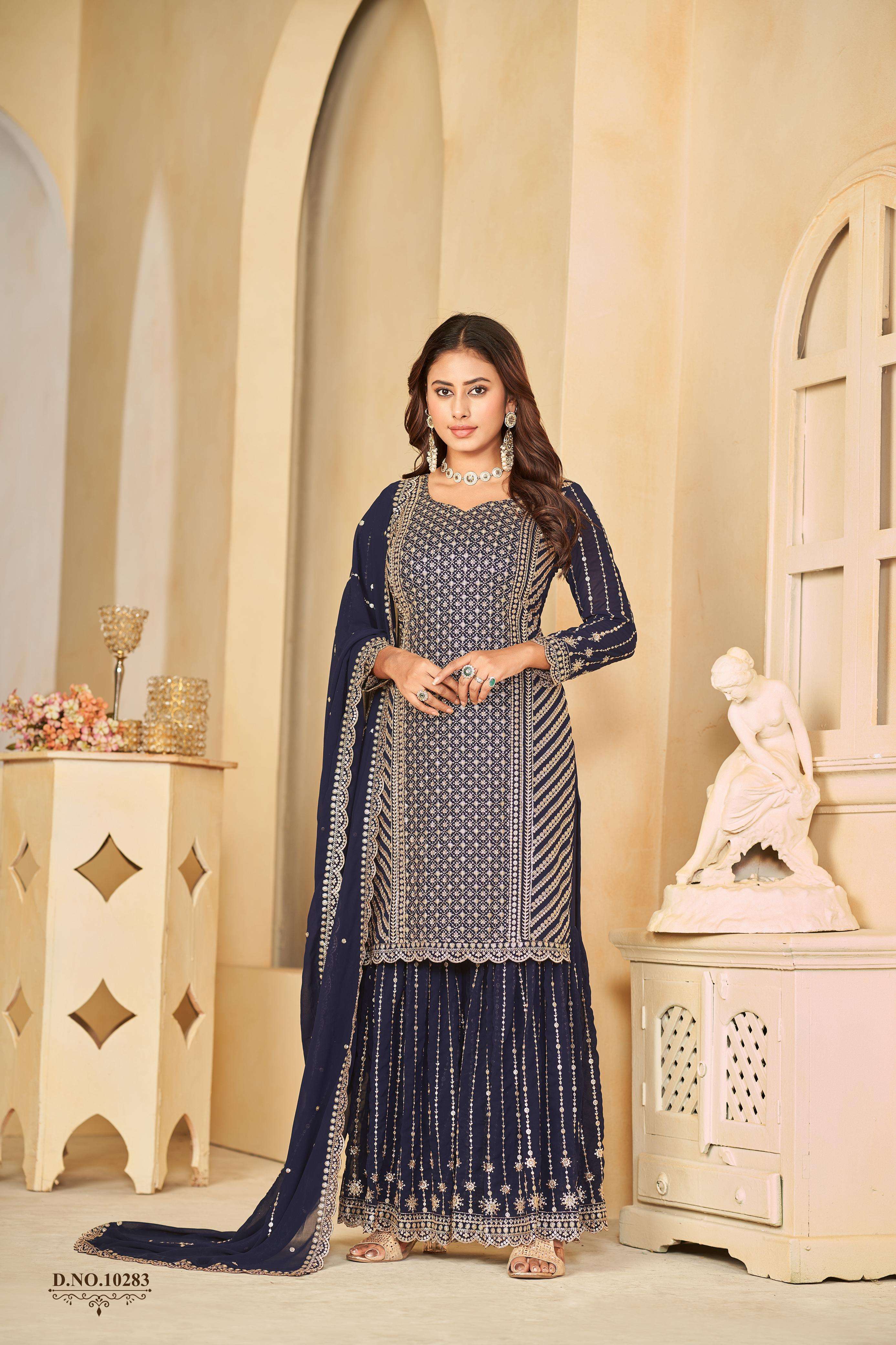 Anjubaa Vol 28 Georgette Embroidered Salwar Suit Wholesale catalog