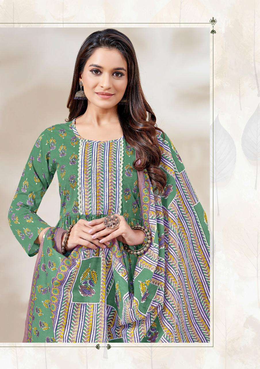 Balaji Nayra Vol-1 – Nayra Kurti Pant With Dupatta Wholesale Catalog