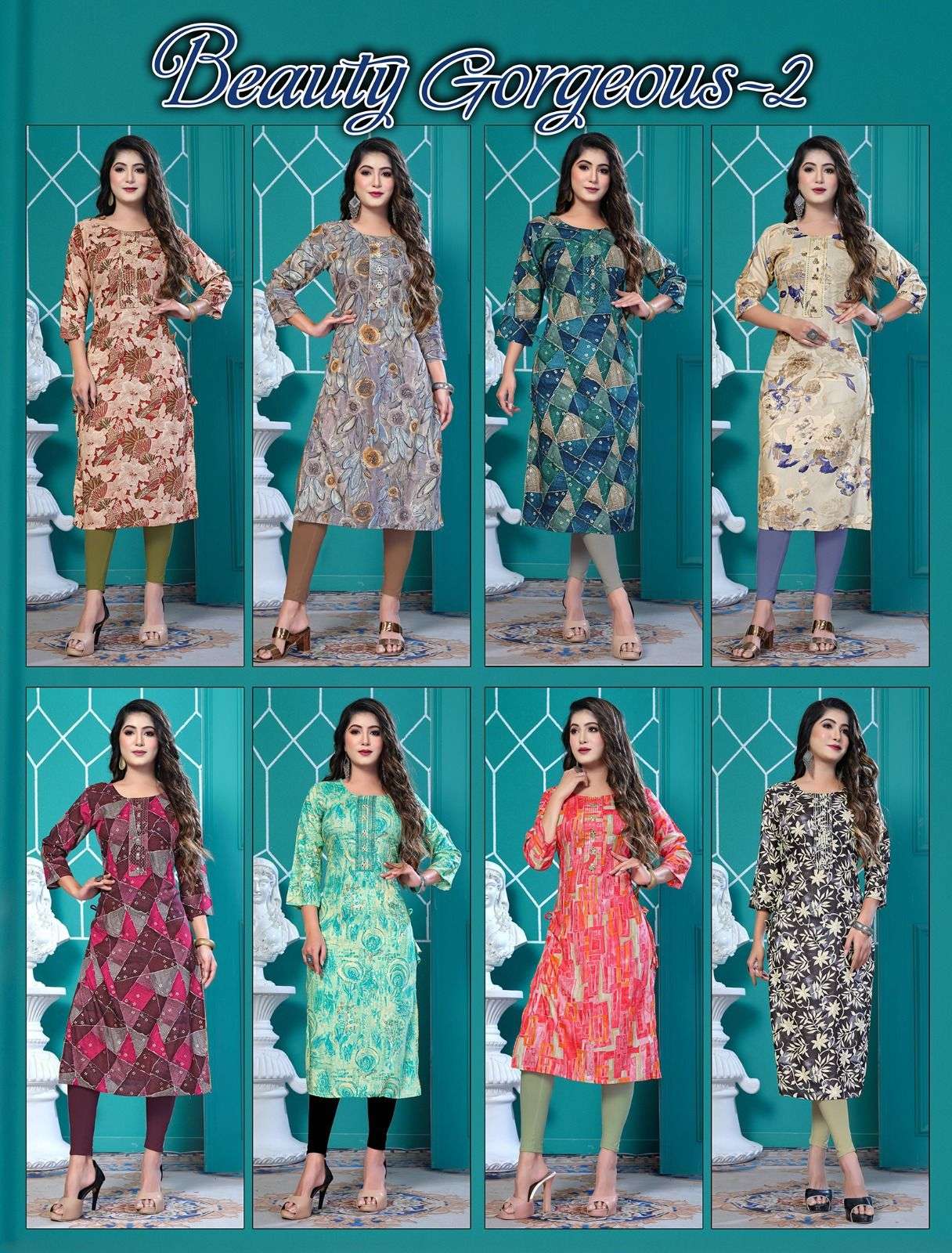 Beauty Gorgeous-2 Kurti Wholesale catalog