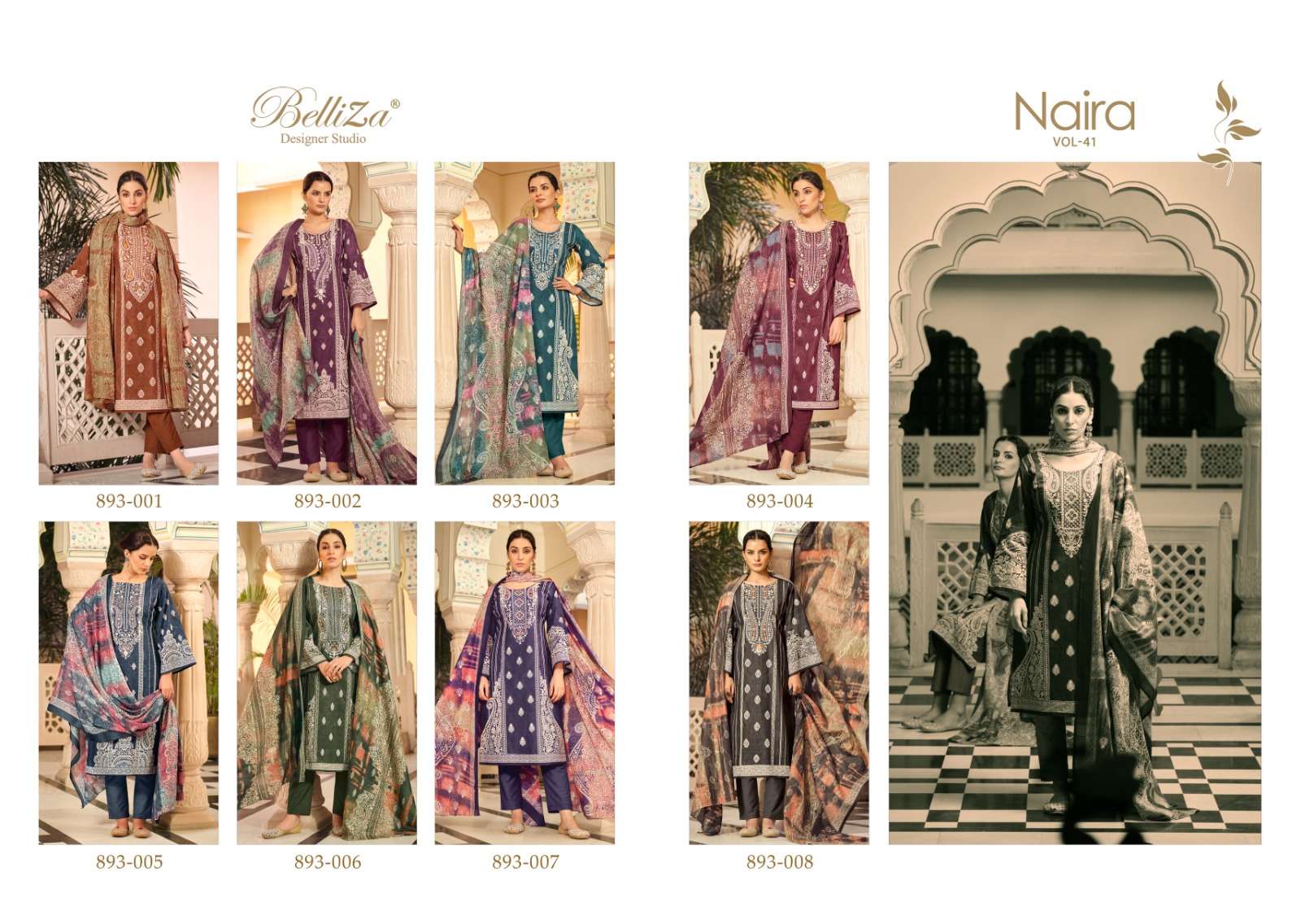 Belliza Naira Vol 41 Cotton Digital Printed Dress Material Wholesale catalog