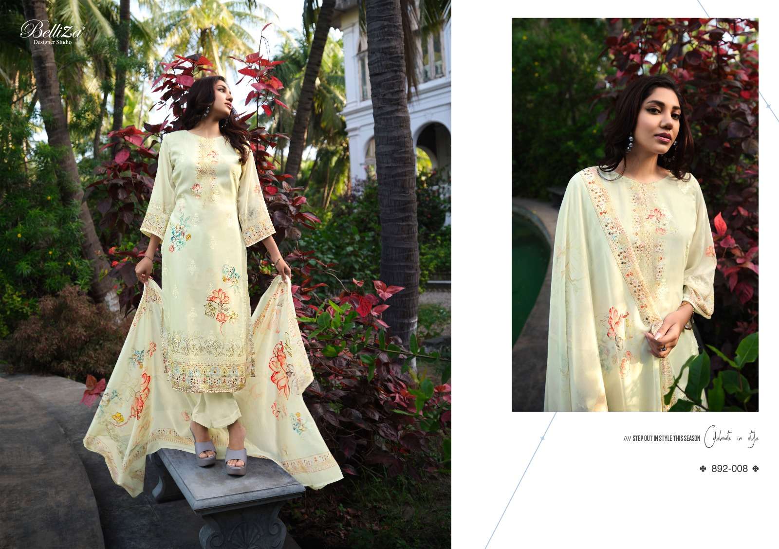 Belliza Veronica Jam Cotton Digital Dress Material Wholesale catalog