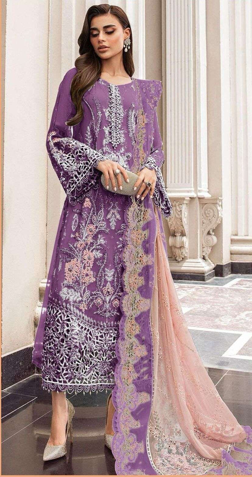 Bilqis B 28 A To D Organza Pakistani Suits Wholesale catalog