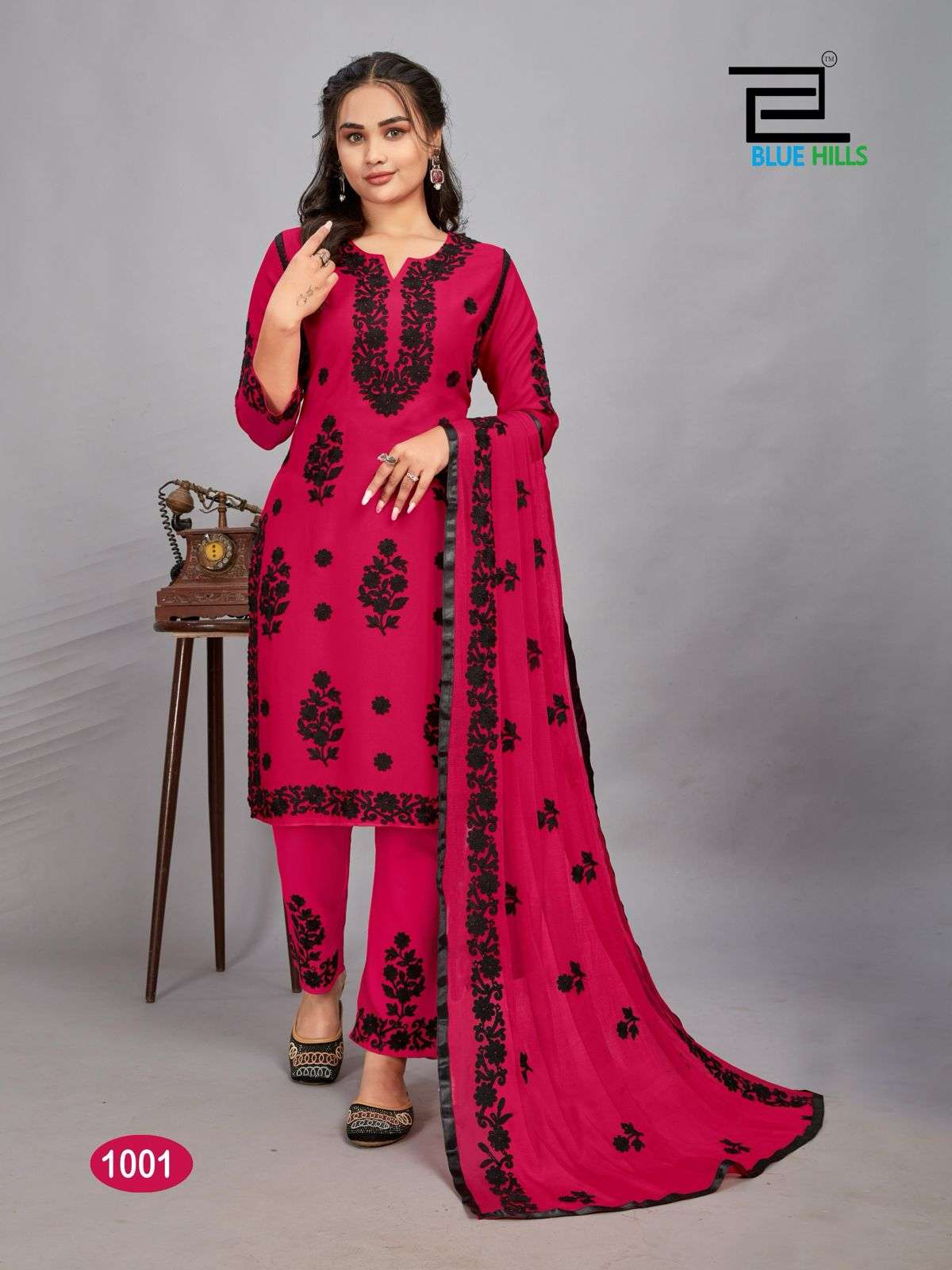 Blue Hills BLACK BUNNY Kurti Wholesale catalog
