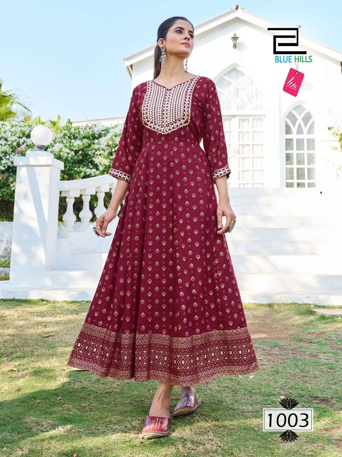 BLUE HILLS BLOCK BUSTER Kurti Wholesale catalog