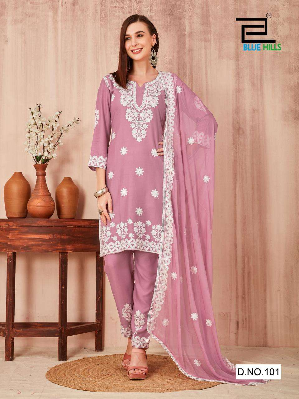 Blue Hills SHENAAZ Kurti Wholesale catalog