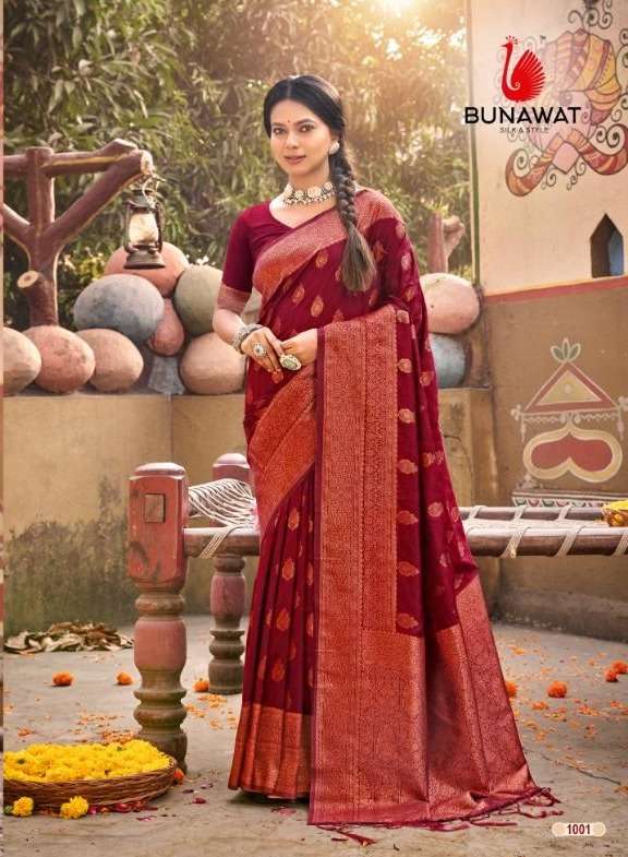 BUNAWAT AMRIT VARSHA Banarasi Silk Saree Wholesale catalog