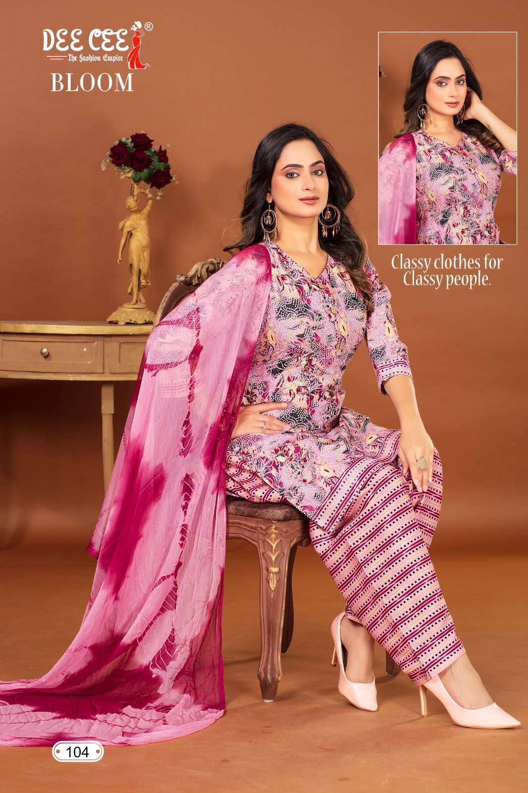 DEECEE BLOOM Dress Materials Wholesale catalog