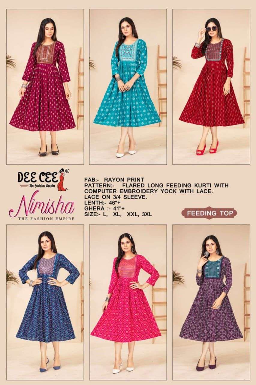 DEECEE NIMISHA Kurti Wholesale catalog