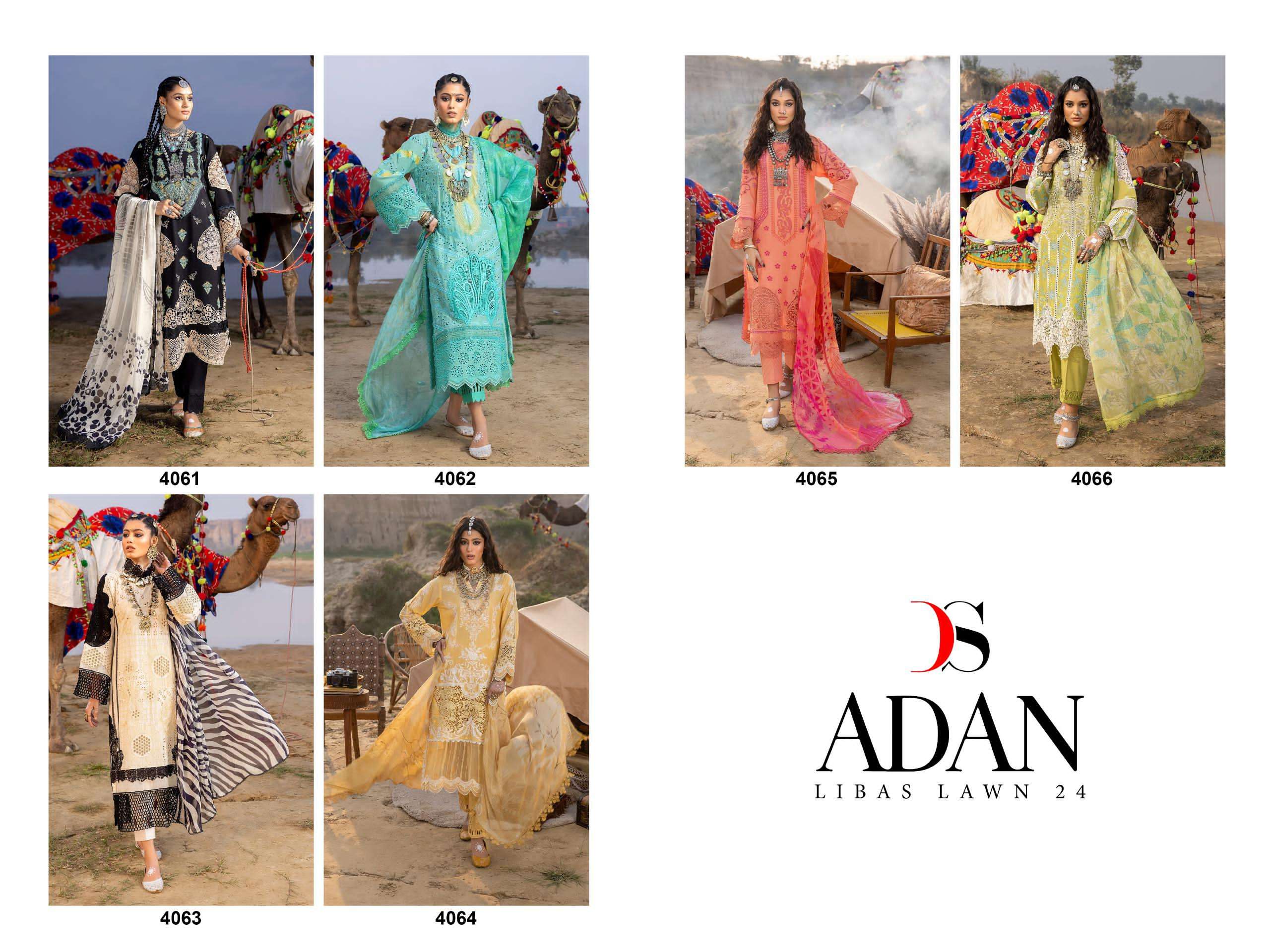Deepsy Adan Libas 24 Chiffon Dupatta Salwar Kameez Wholesale catalog