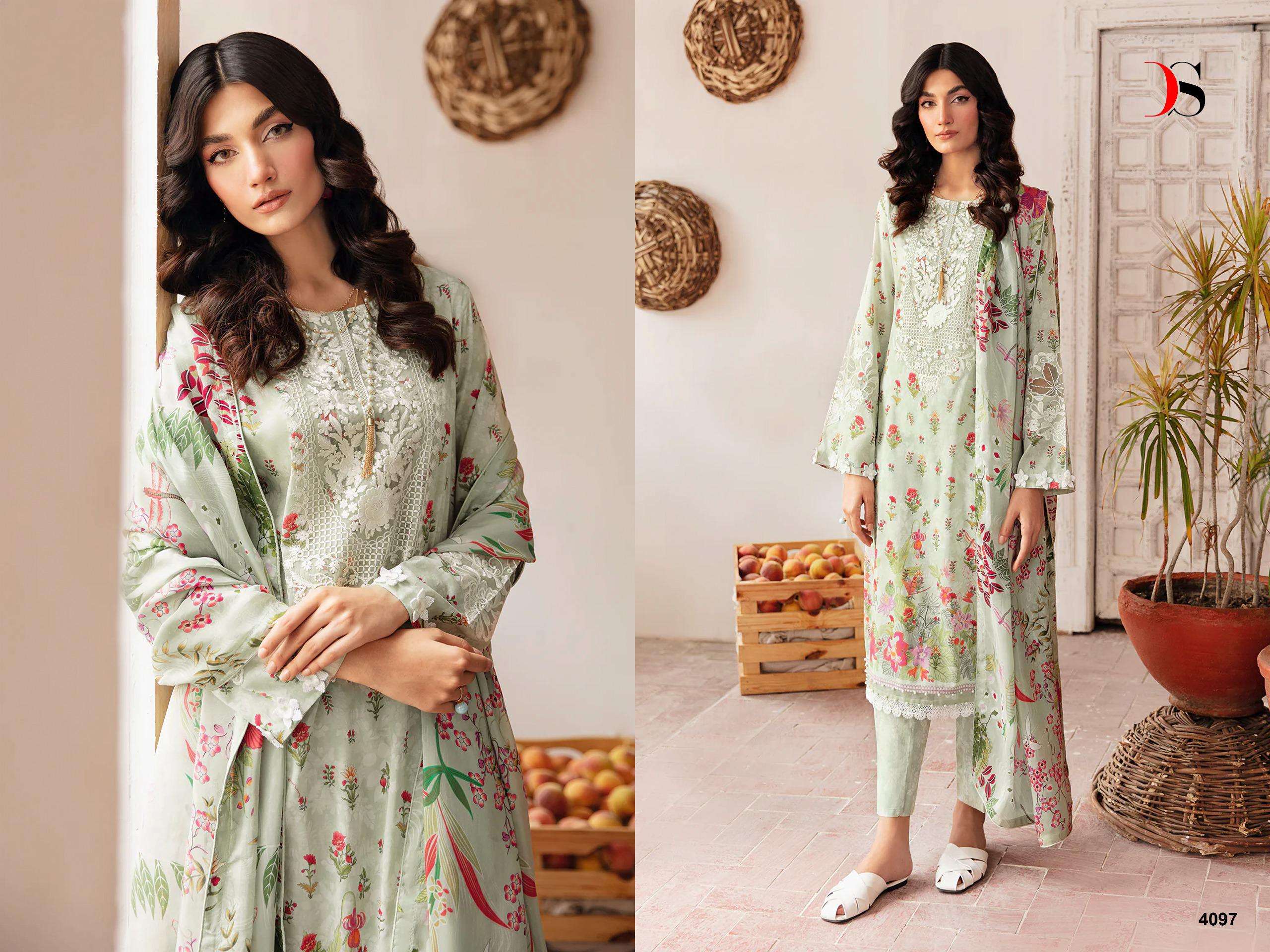 Deepsy Ramsha Rangrez 24 Chiffon Dupatta Salwar Suits Wholesale catalog