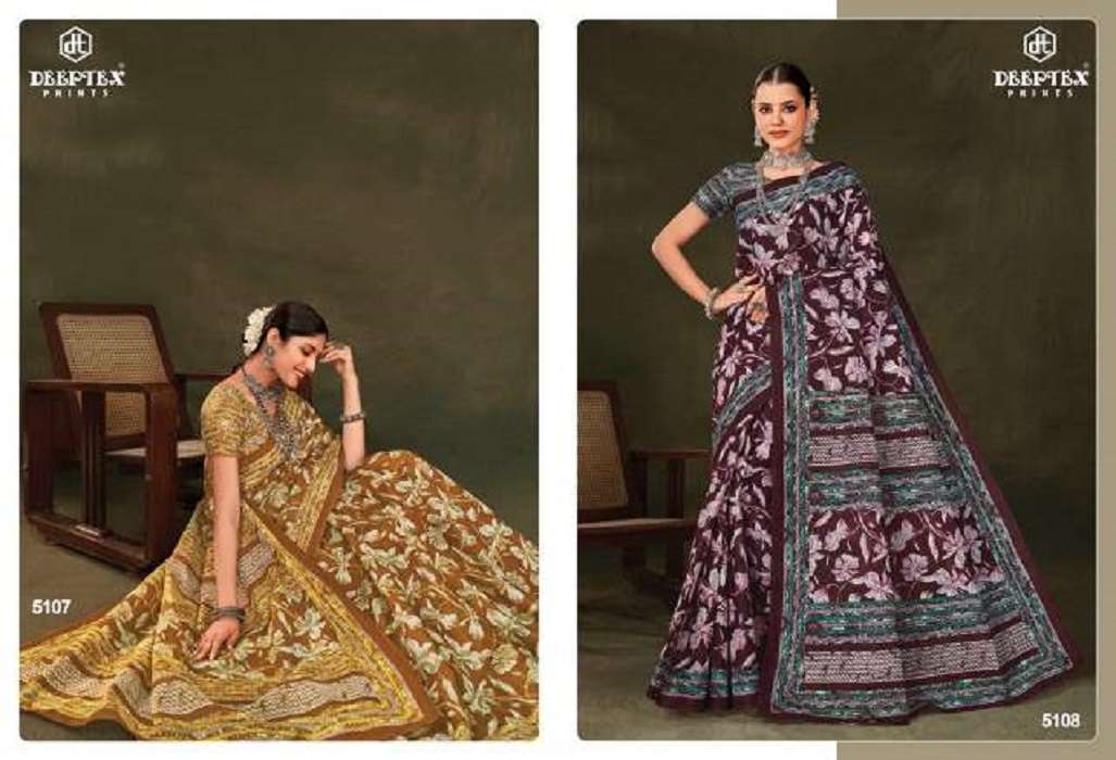 Deeptex Mother India Vol-51 – Cotton Saree -Wholesale Catalog