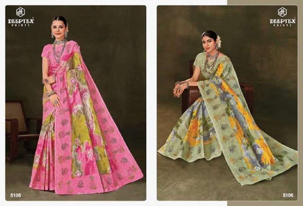 Deeptex Mother India Vol-51 – Cotton Saree -Wholesale Catalog