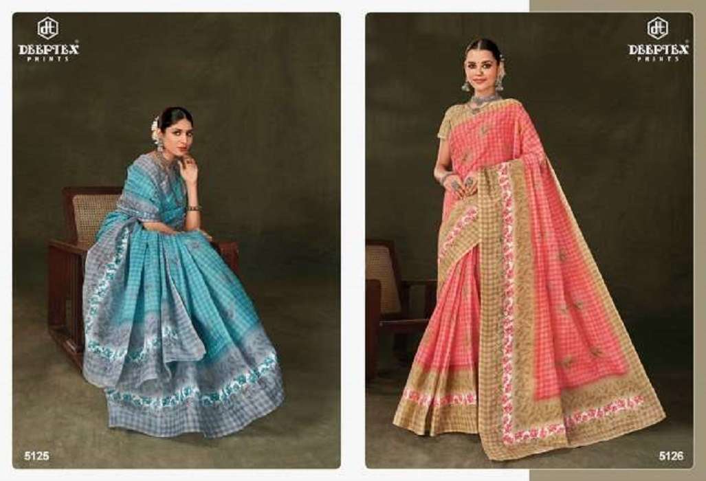 Deeptex Mother India Vol-51 – Cotton Saree -Wholesale Catalog