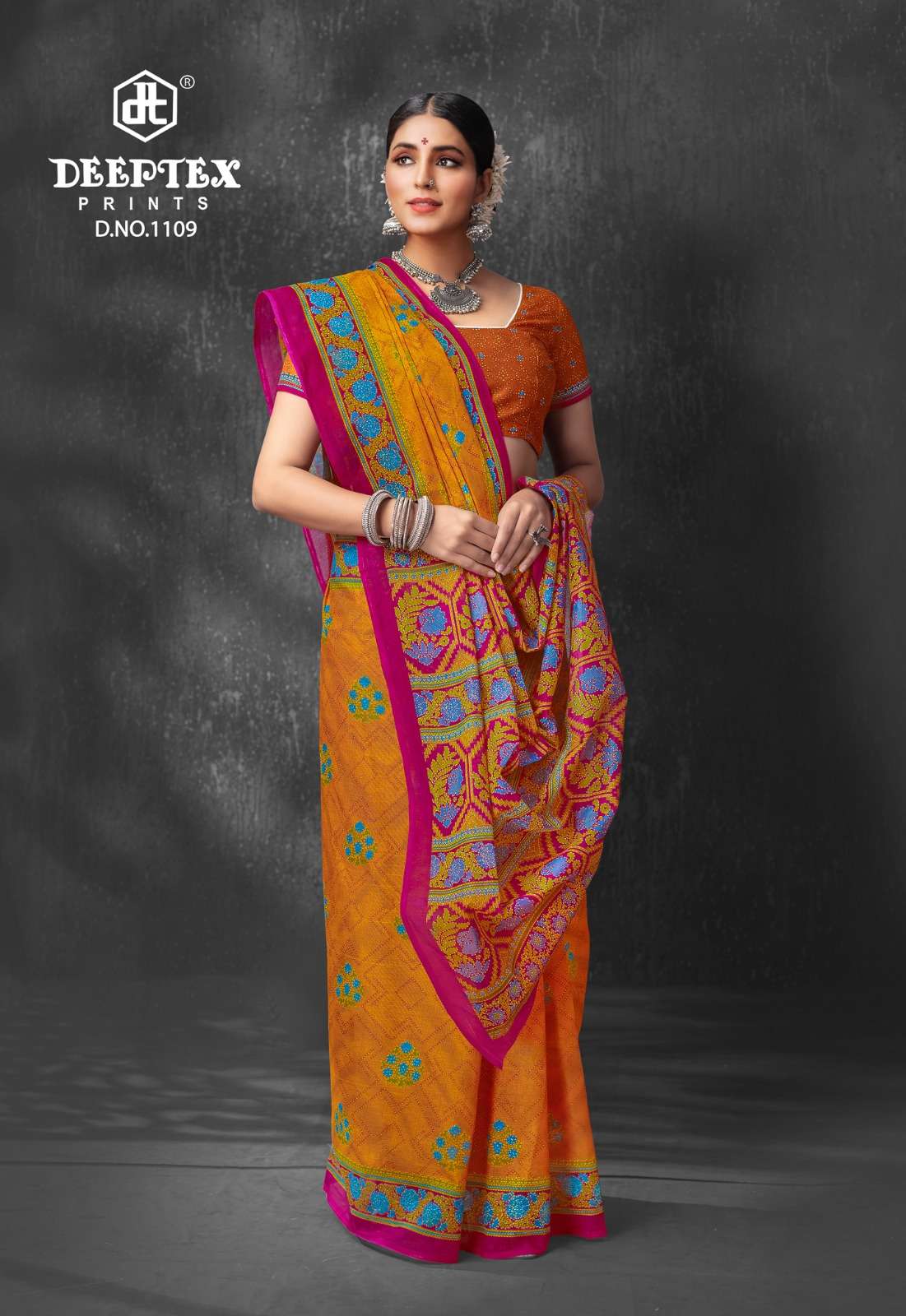 Deeptex Prime Time Vol-11- Printed Cotton Sarees Wholesale Catalog