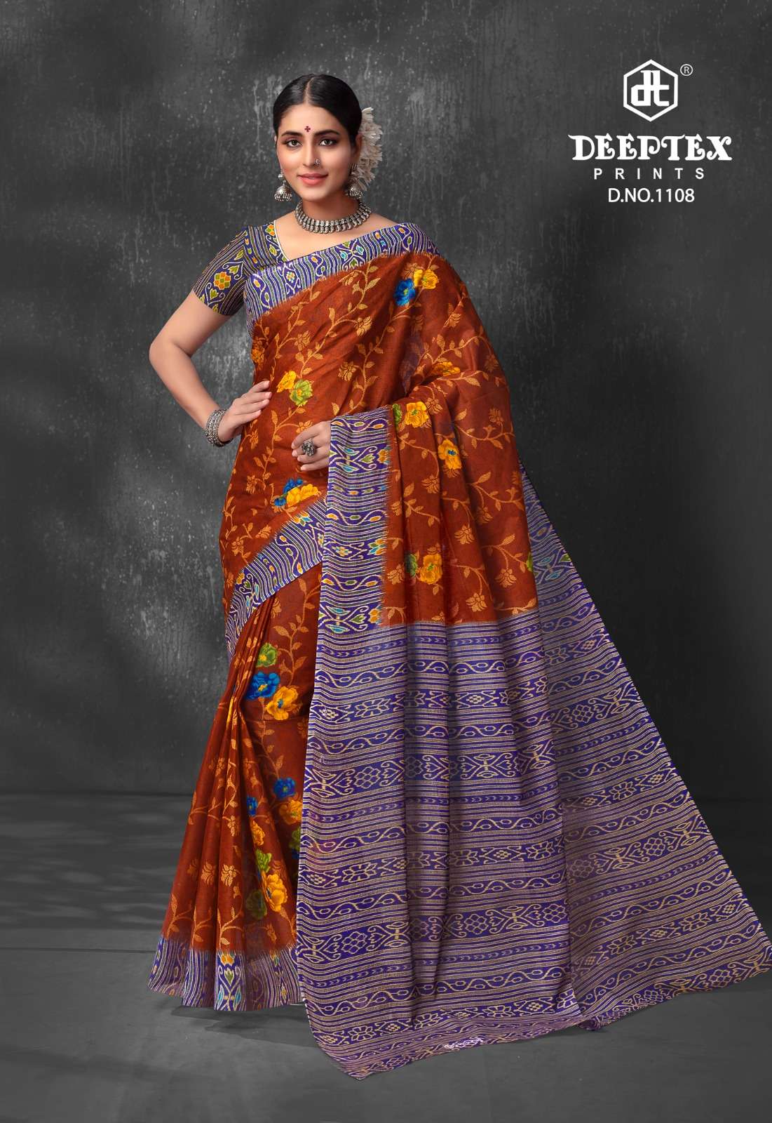 Deeptex Prime Time Vol-11- Printed Cotton Sarees Wholesale Catalog