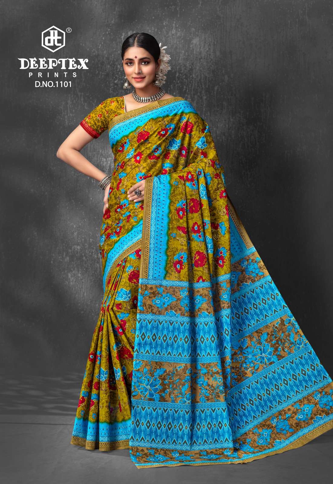 Deeptex Prime Time Vol-11- Printed Cotton Sarees Wholesale Catalog