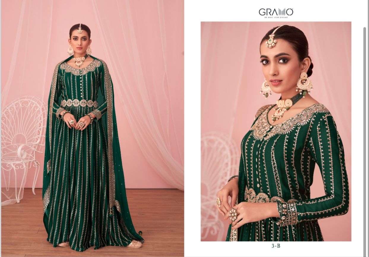 GRAMO COLOUR SPECIAL VOL 3 Salwar Kameez Wholesale catalog