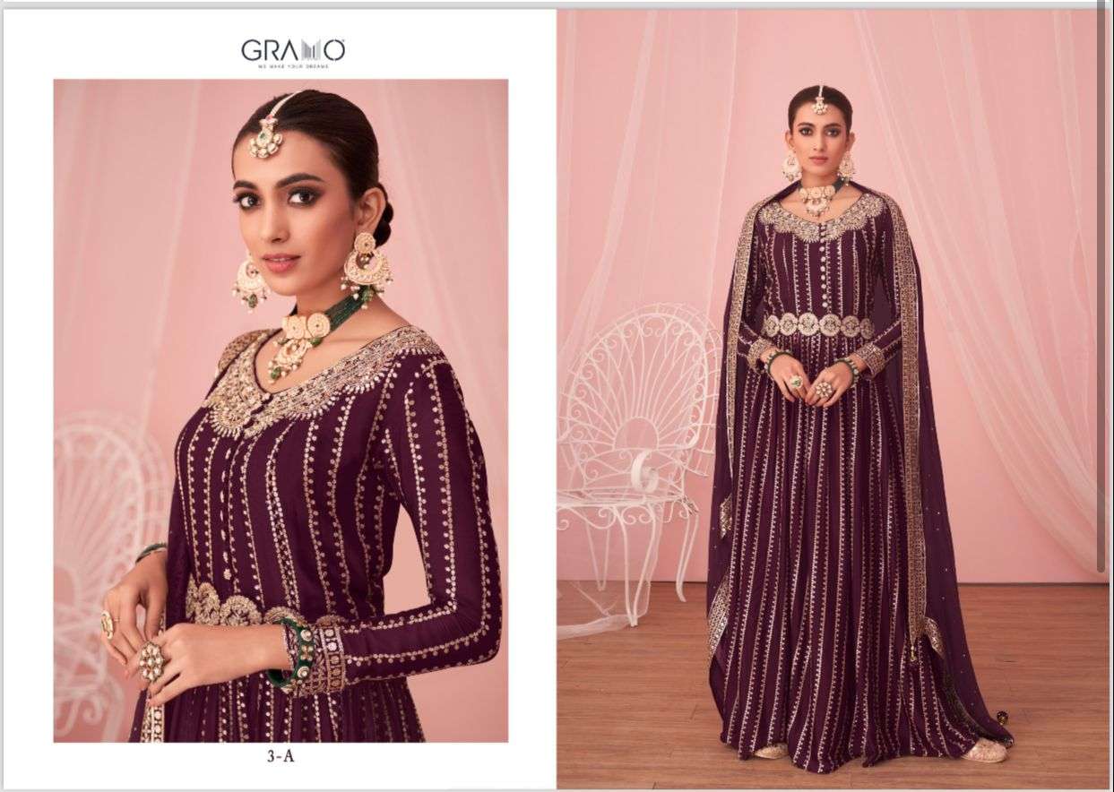 GRAMO COLOUR SPECIAL VOL 3 Salwar Kameez Wholesale catalog