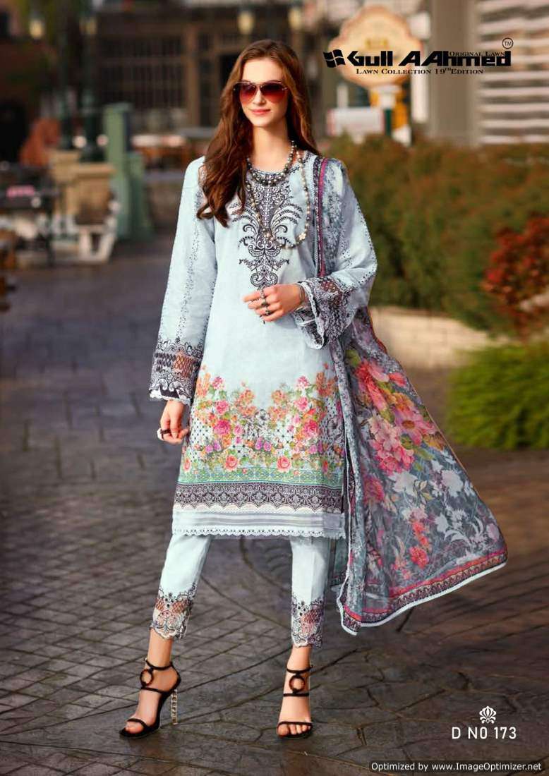 Gull A Ahmed Lawn Collection Vol-19 – Dress material - Wholesale Catalog