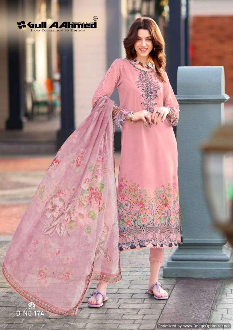 Gull A Ahmed Lawn Collection Vol-19 – Dress material - Wholesale Catalog