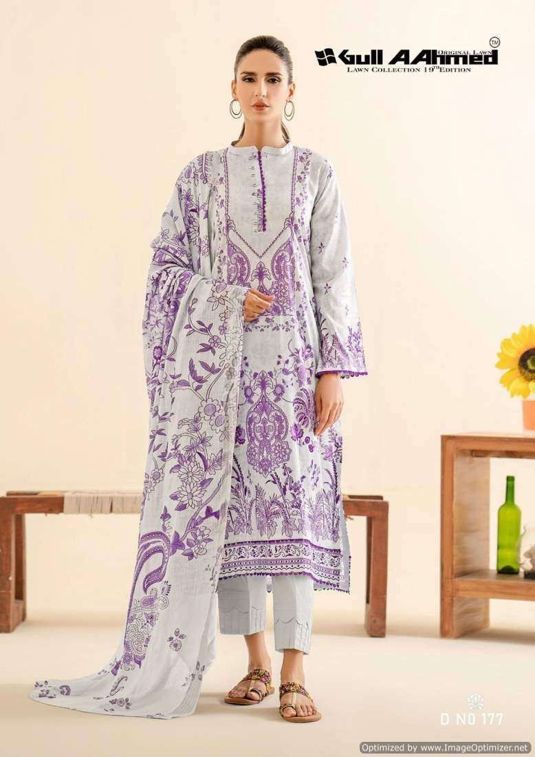 Gull A Ahmed Lawn Collection Vol-19 – Dress material - Wholesale Catalog