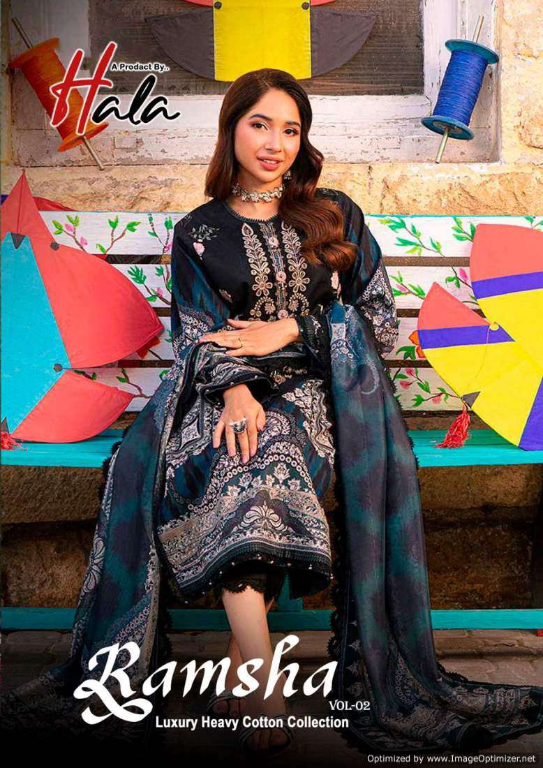 Hala Ramsha Vol-2 – Dress Material - Wholesale Catalog