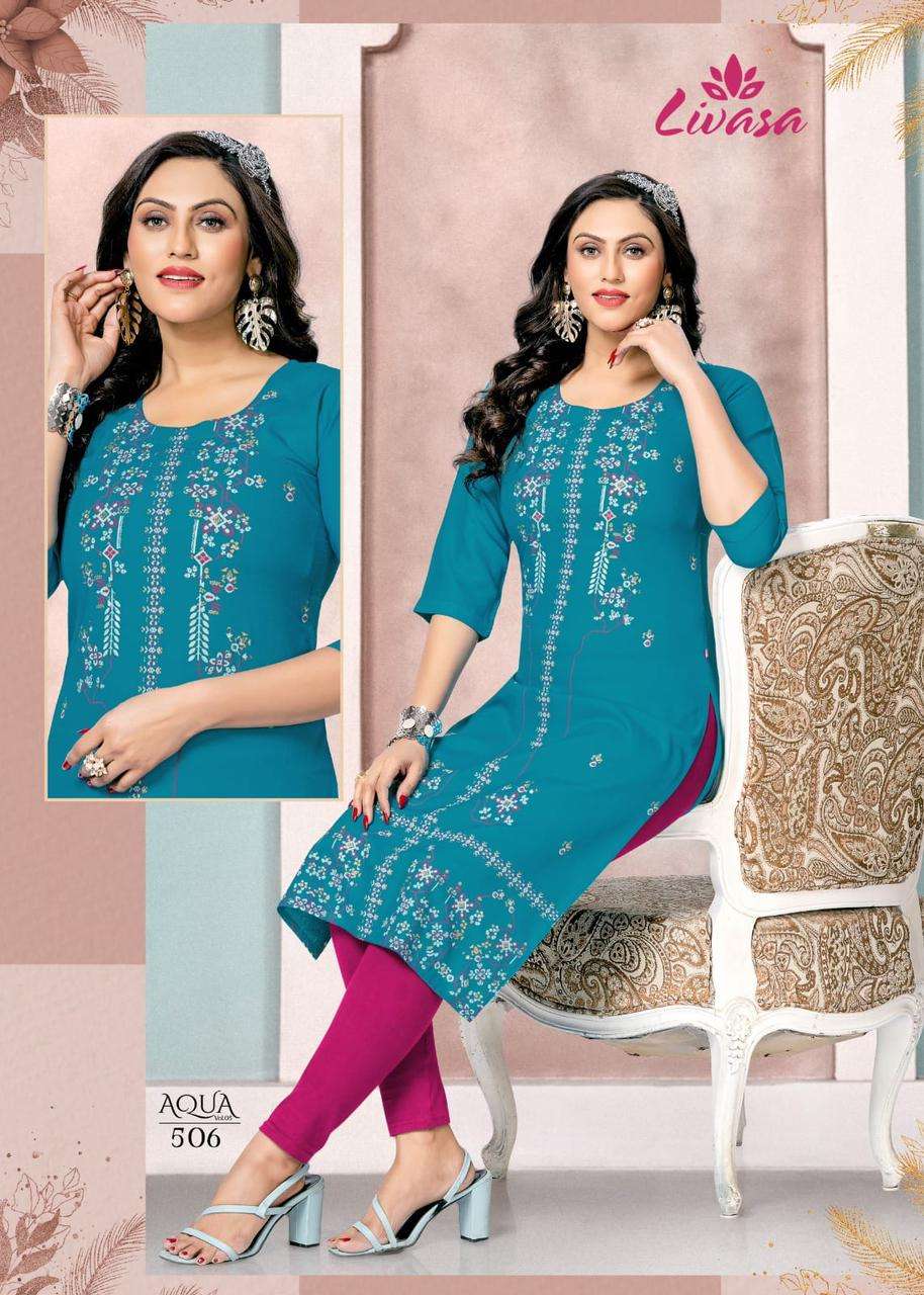 HIRWA AQUA vol -5 Kurti Wholesale catalog