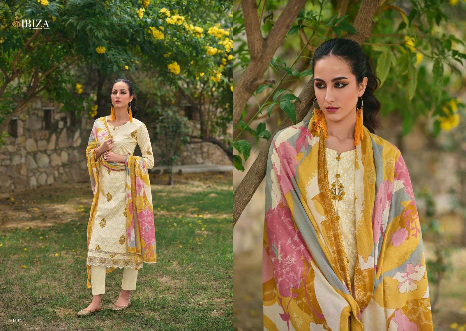 Ibiza Emily Vol 2 Cotton Digital Printed Salwar Suit Wholesale catalog
