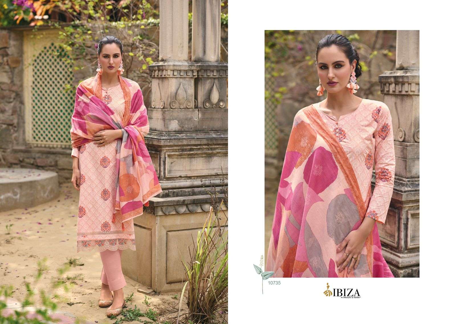 Ibiza Emily Vol 2 Cotton Digital Printed Salwar Suit Wholesale catalog
