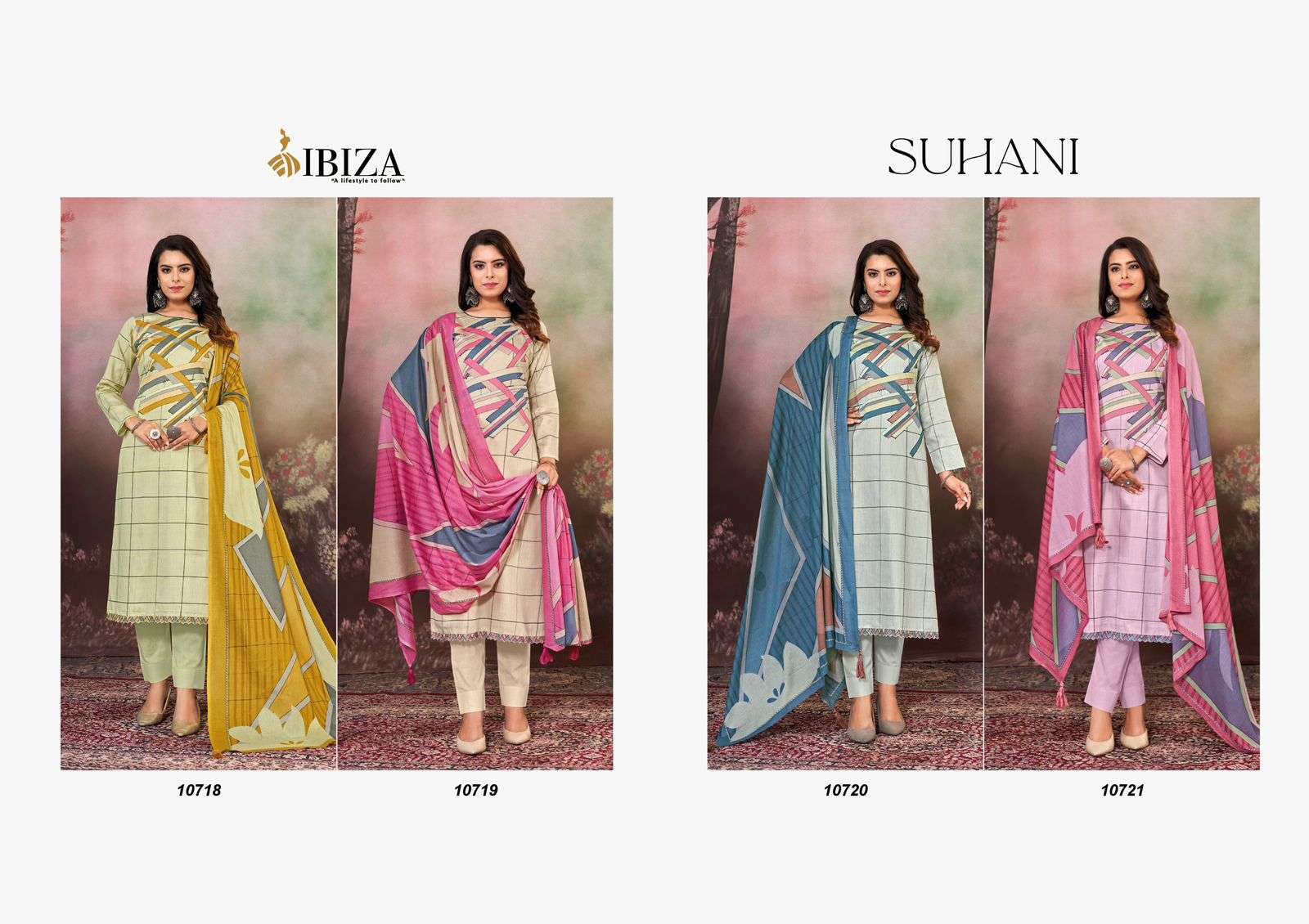 Ibiza Suhani Jam Cotton Digital Printed Salwar Suit Wholesale catalog