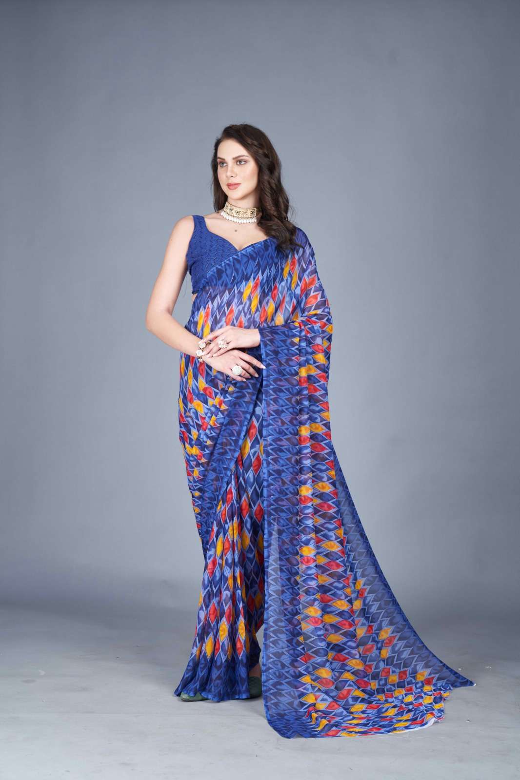 kaju katli 9006 Saree Wholesale catalog