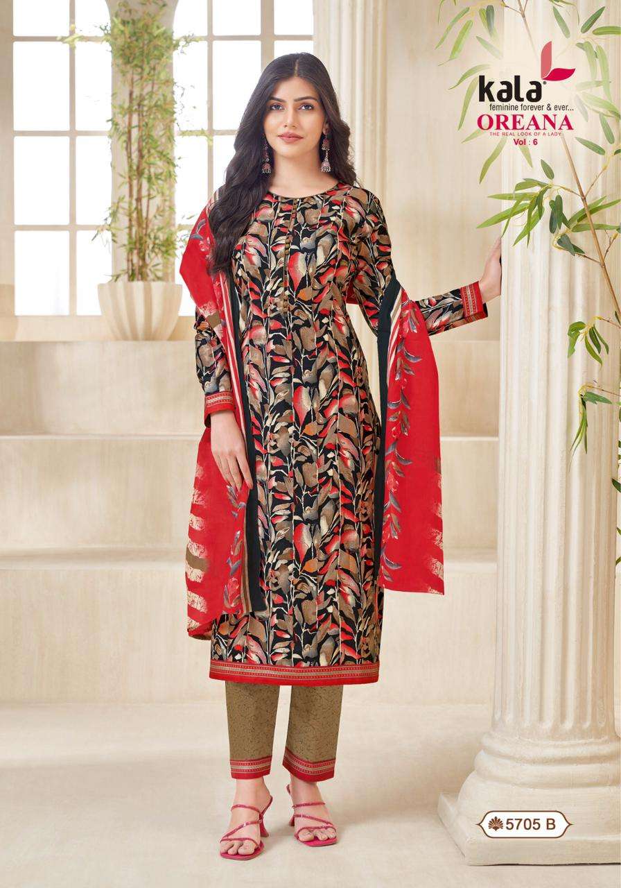 Kala Oreana Vol-6- Dress Material Wholesale Catalog