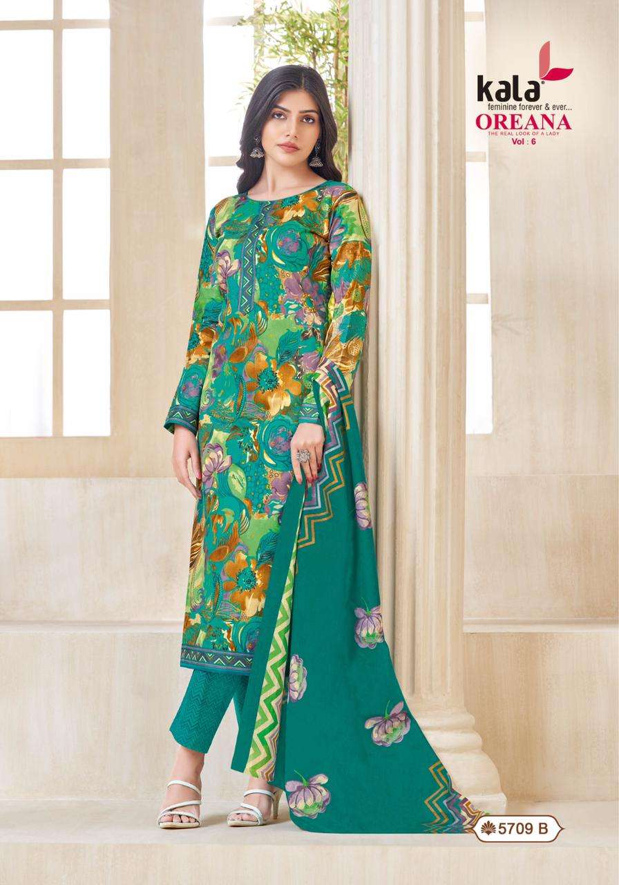 Kala Oreana Vol-6- Dress Material Wholesale Catalog