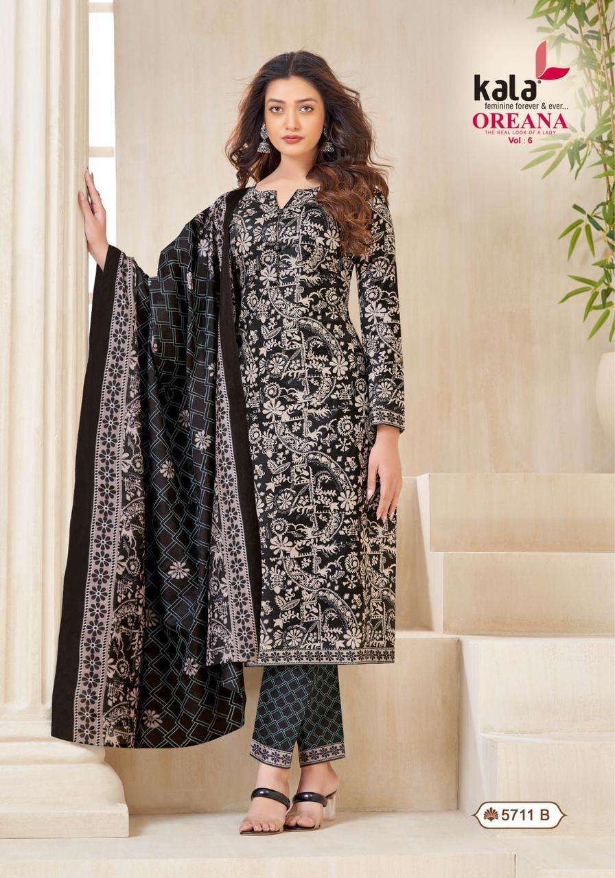 Kala Oreana Vol-6- Dress Material Wholesale Catalog