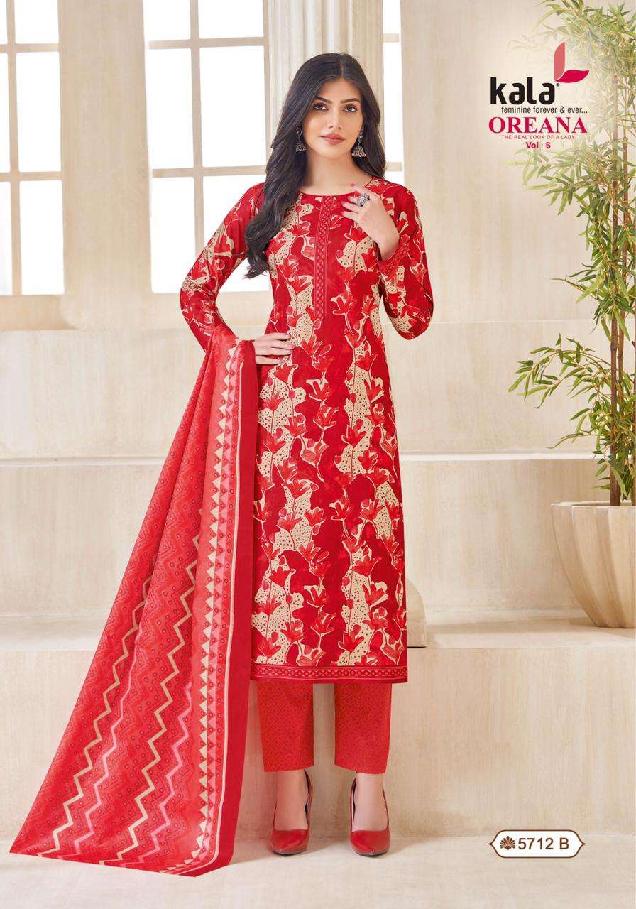 Kala Oreana Vol-6- Dress Material Wholesale Catalog