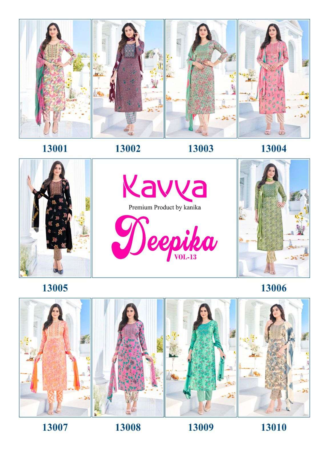 KAVYA DEEPIKA vol 13 Kurti Wholesale catalog