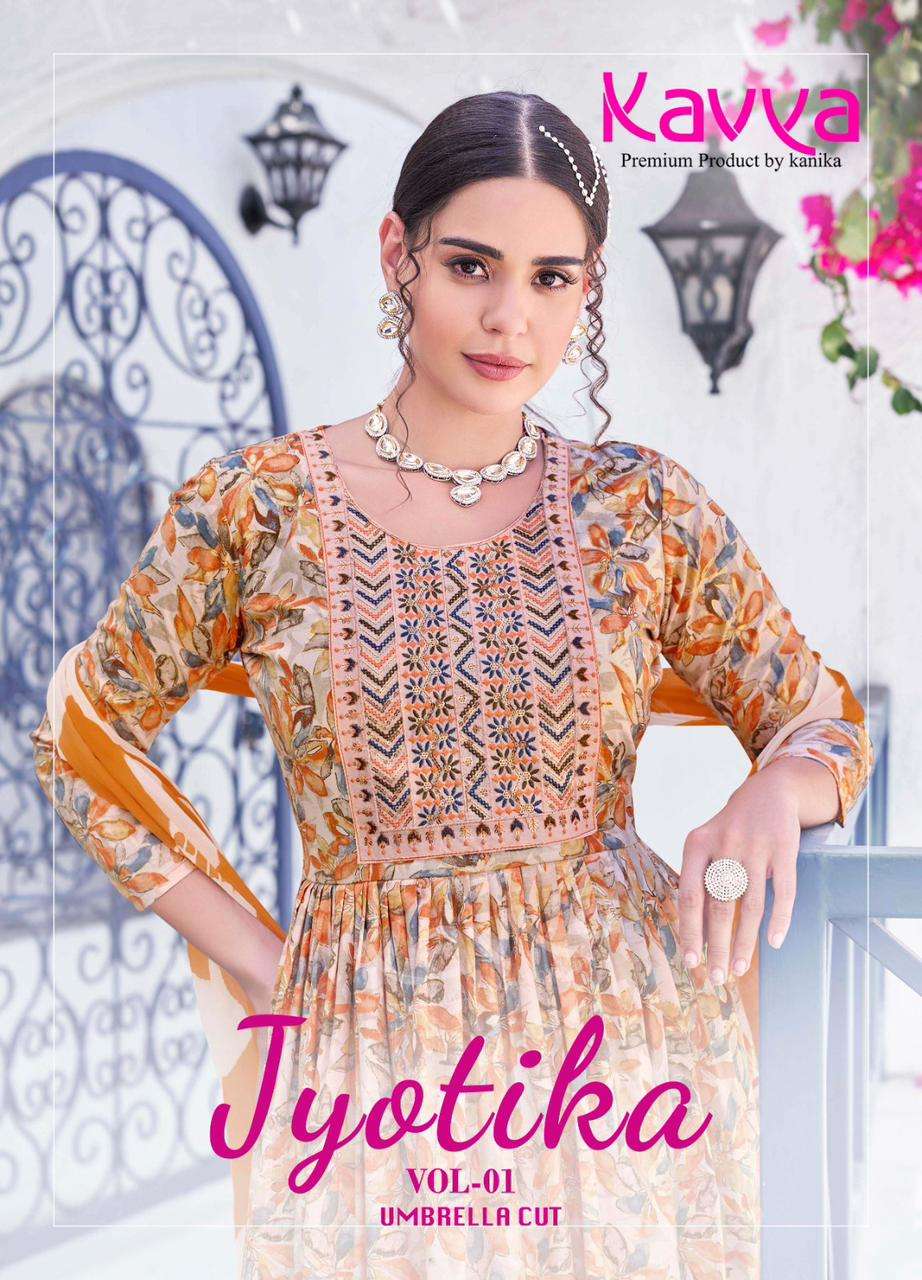KAVYA JYOTIKA VOL 1 Kurti Wholesale catalog