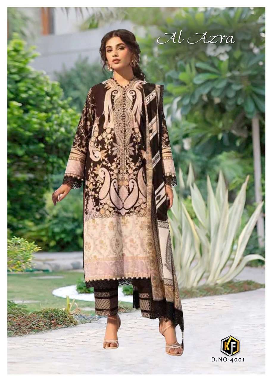 Keval Alzara Vol-4 – Luxury Cotton Dress Material Wholesale Catalog