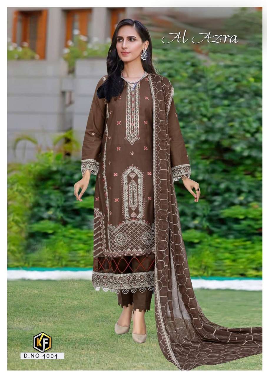 Keval Alzara Vol-4 – Luxury Cotton Dress Material Wholesale Catalog