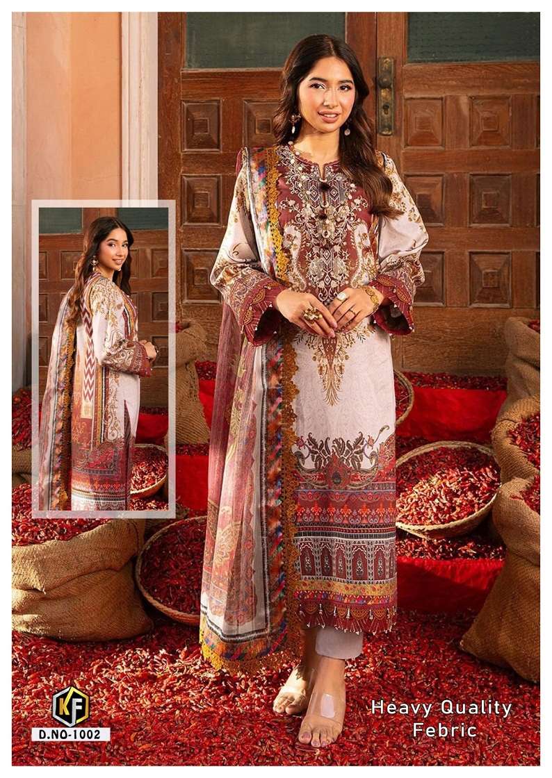 Keval Asim Jofa Luxury Digital Print Cotton Dress Material Wholesale Catalog