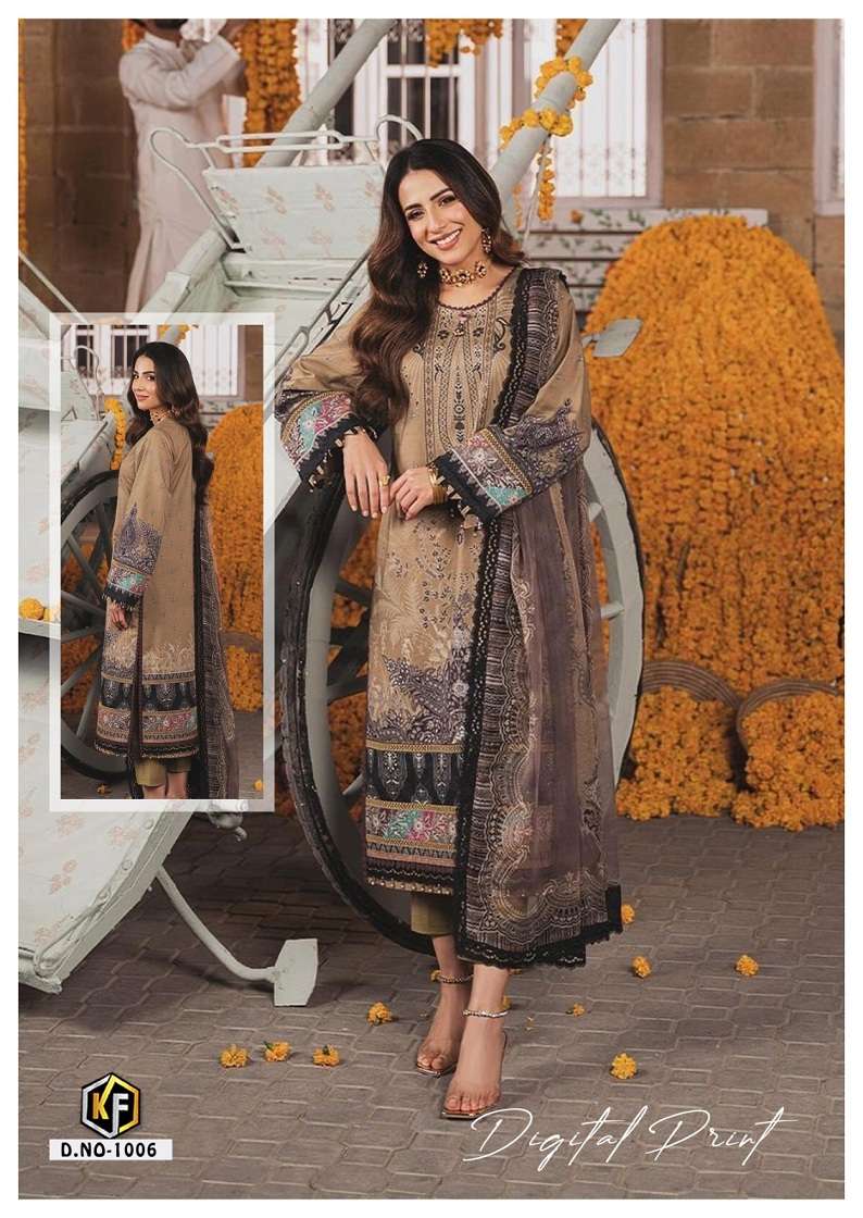Keval Asim Jofa Luxury Digital Print Cotton Dress Material Wholesale Catalog