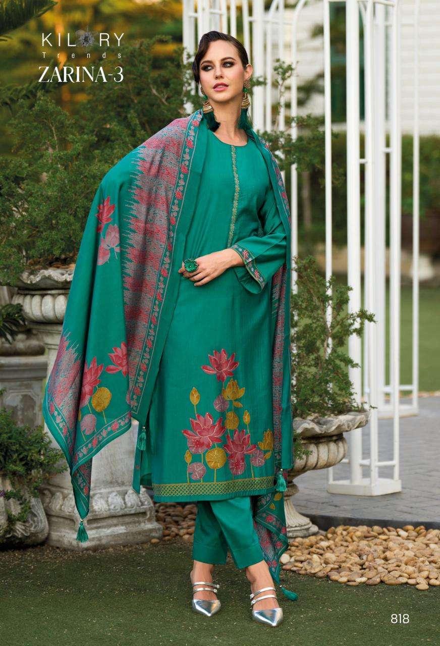 Kilory Zarina Vol 3 Dress Material Wholesale catalog