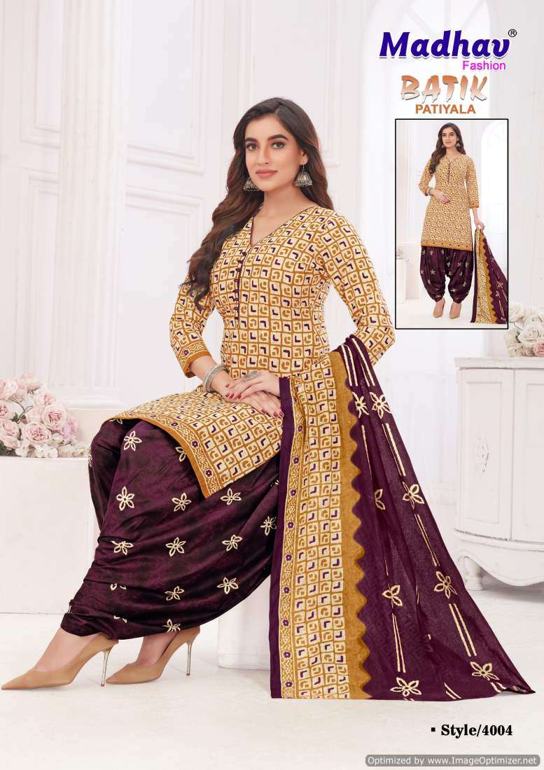 Madhav Batik Vol-4 – Dress Material - Wholesale Catalog