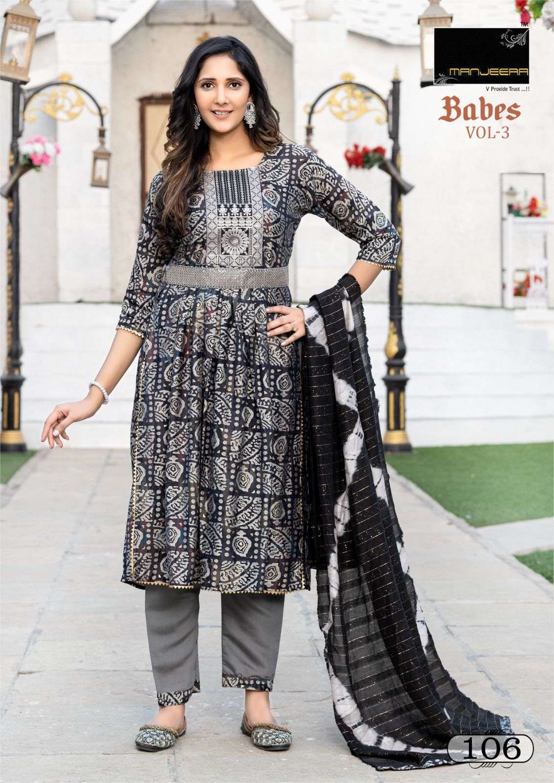 MANJEERA BABES 3  Kurti Wholesale catalog