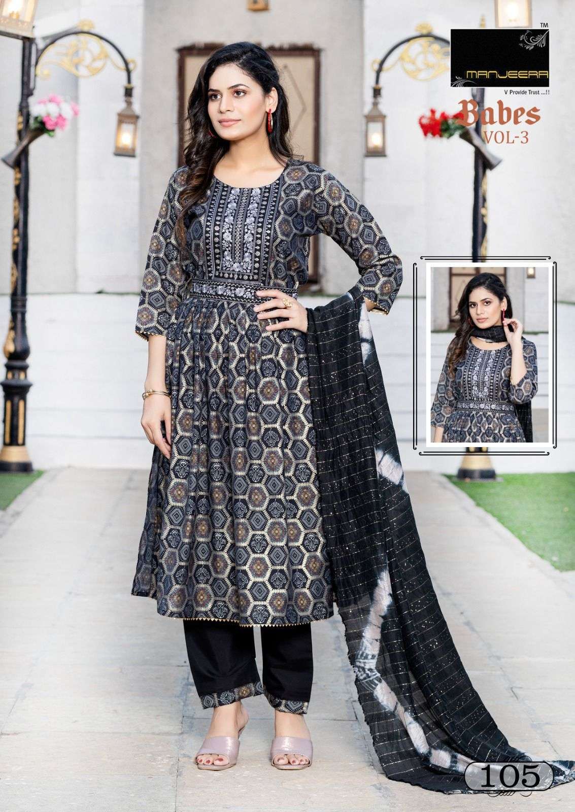 MANJEERA BABES 3  Kurti Wholesale catalog
