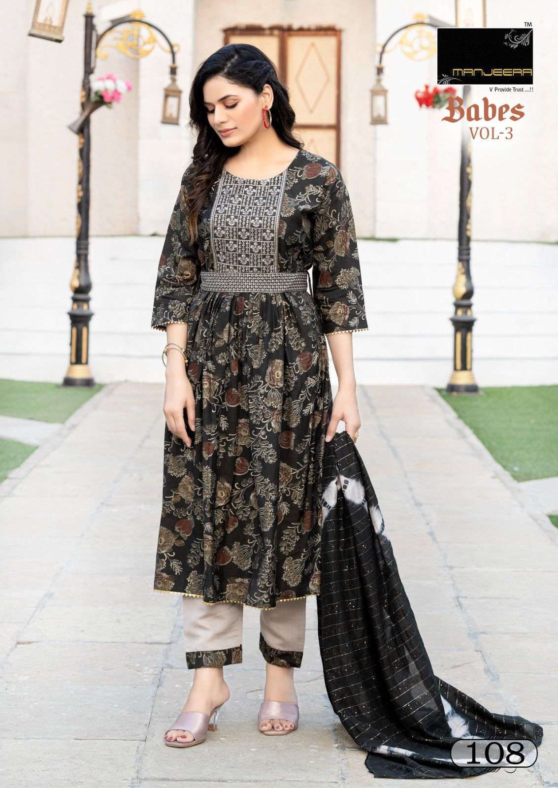MANJEERA BABES 3  Kurti Wholesale catalog