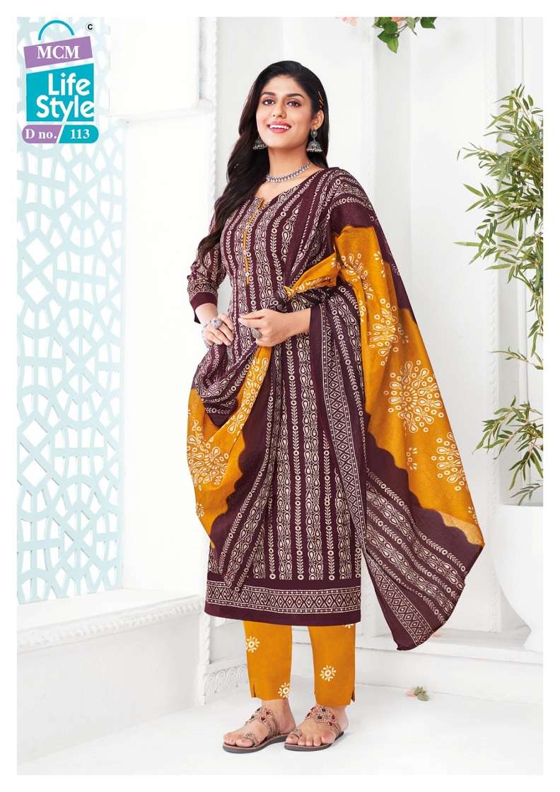 Mcm Lifestyle Poshak Vol-1 – Dress Material Wholesale Catalog